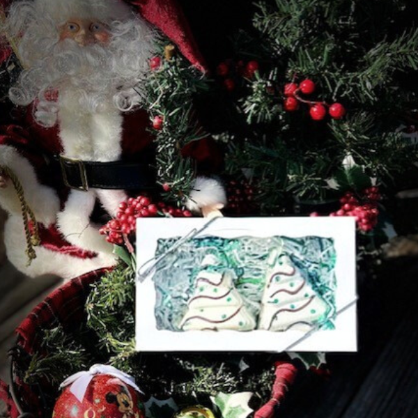 Christmas Cake Bath Bombs